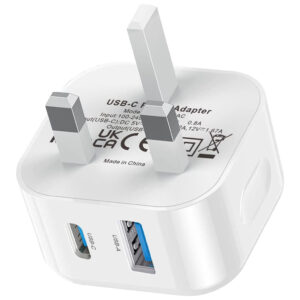 USB and USB-C Mains Charger